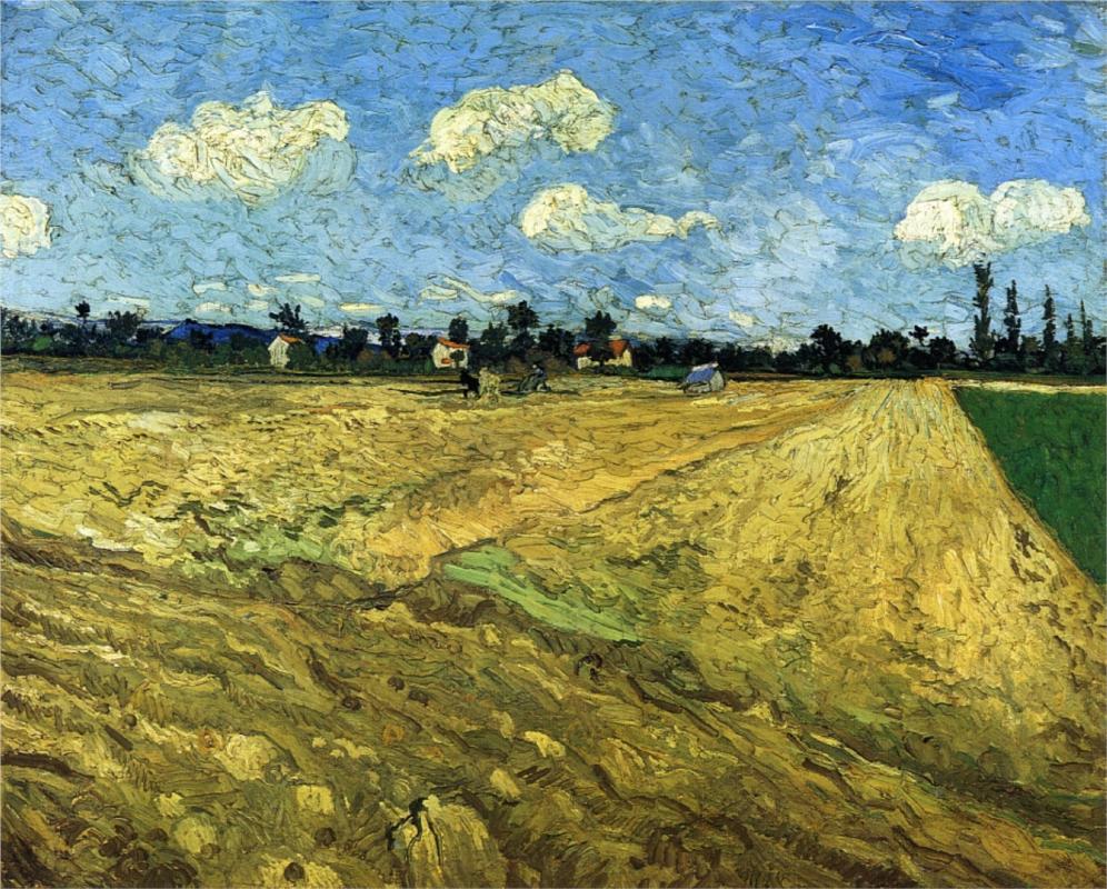 The Ploughed Field - Van Gogh Painting On Canvas